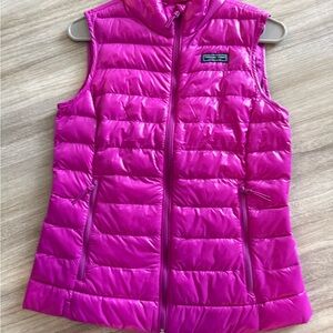 Pink Puffer Vest vineyard vines